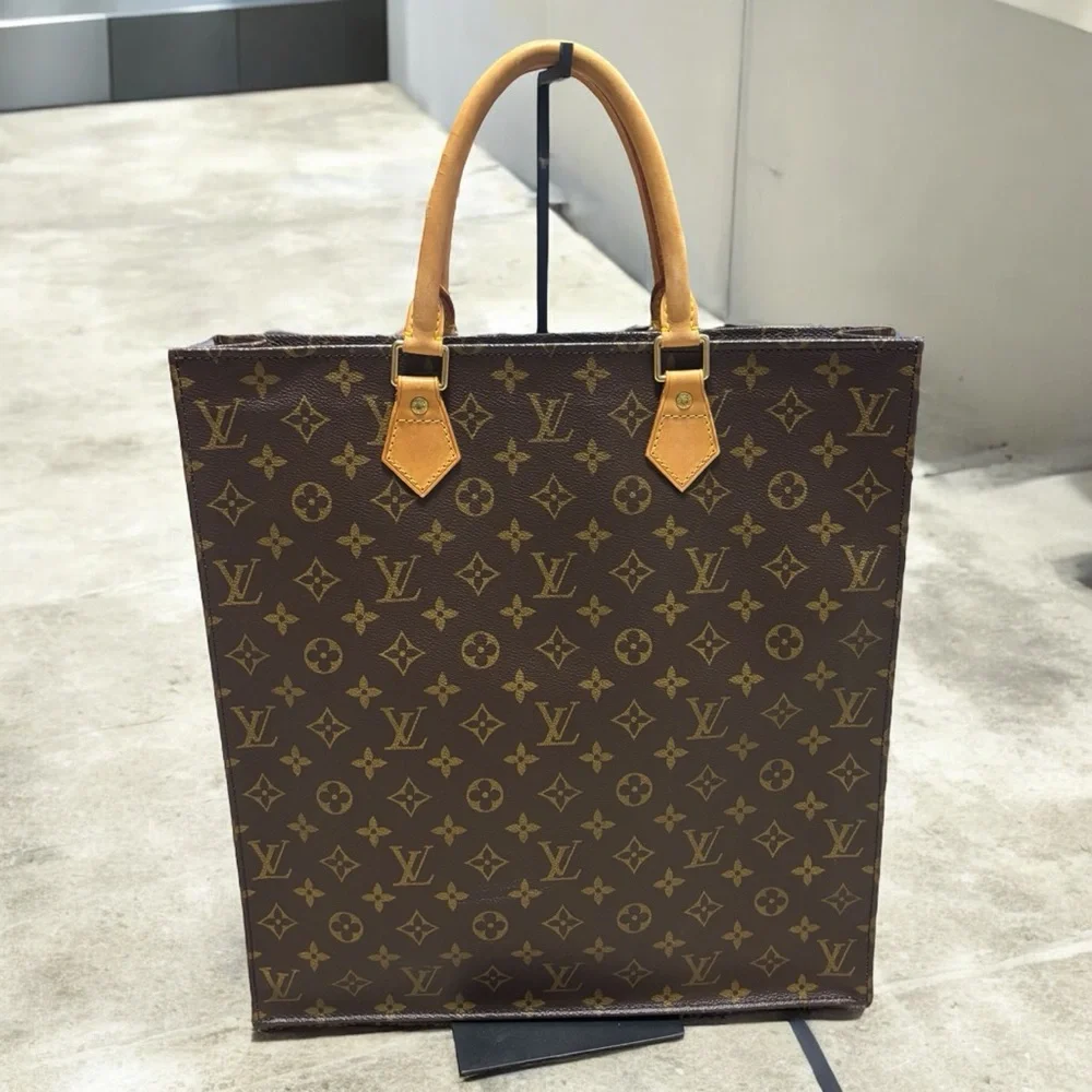 Vintage Louis Vuitton Monogram Sac Plat Tote
